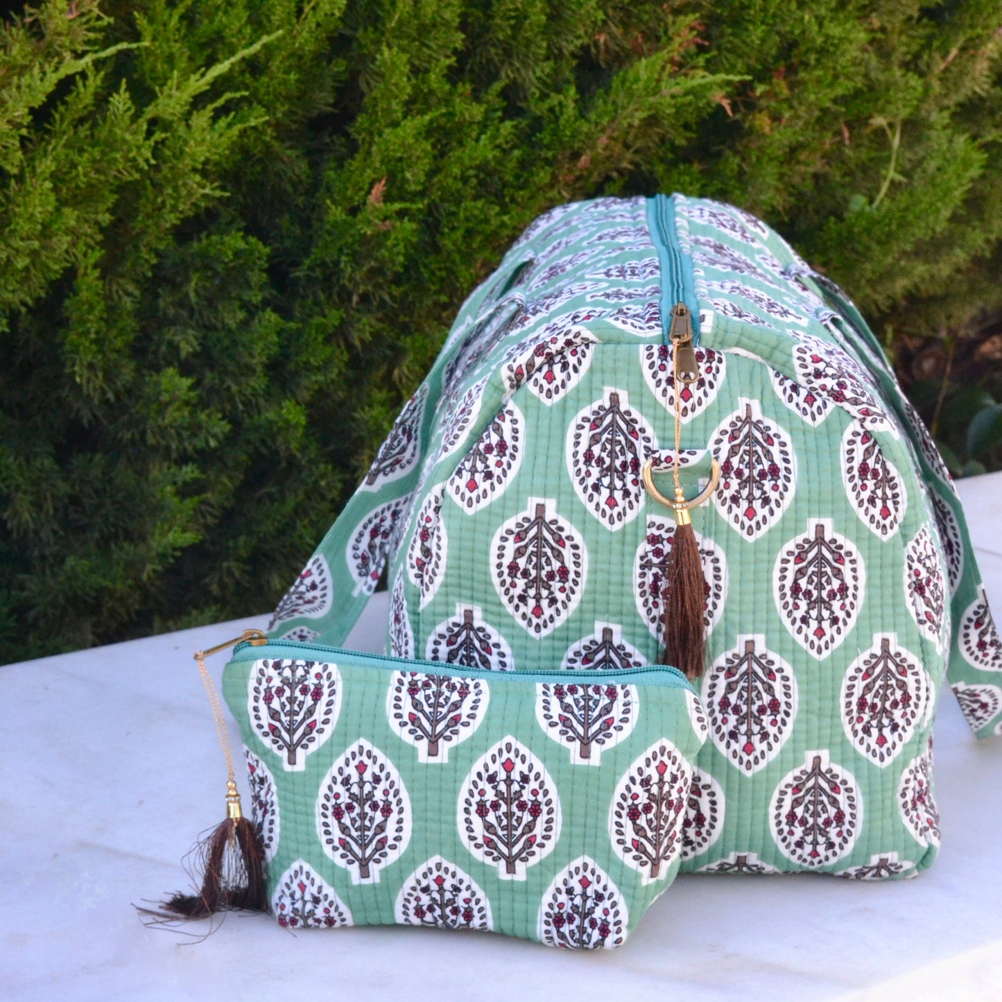 Jaipur Blockprint Toiletry Bag (3 sizes)