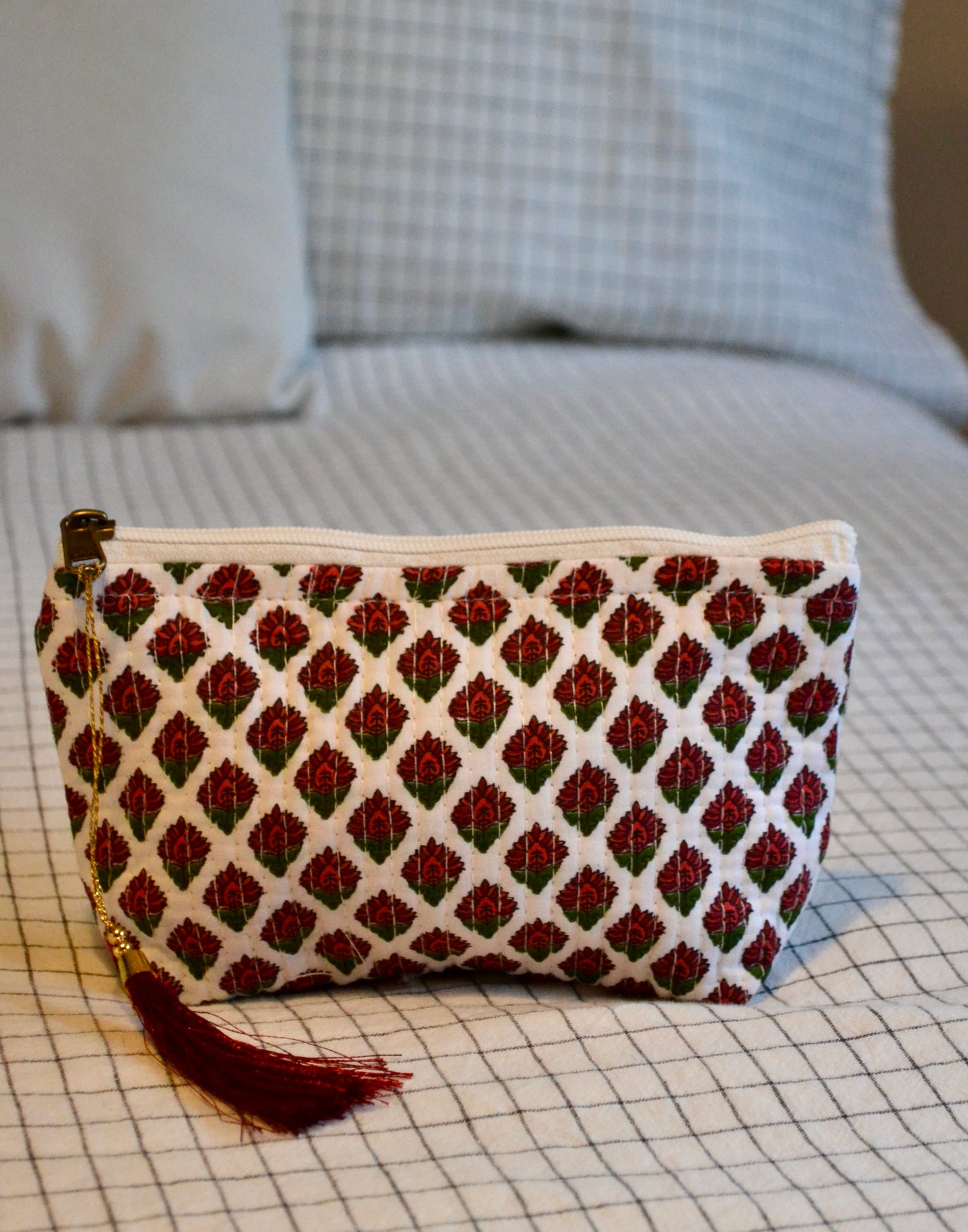 Neceser Blockprint Burdeos - Bengui's Home