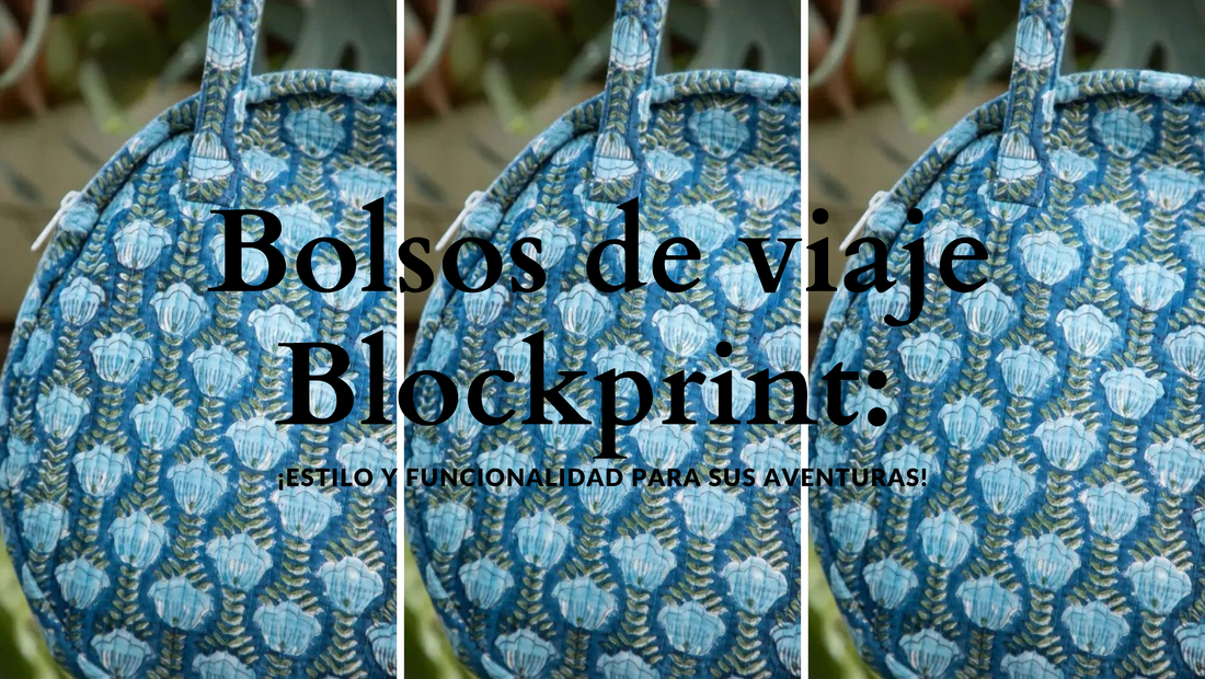 Bolsos de viaje Blockprint: ¡Estilo y funcionalidad para sus aventuras!