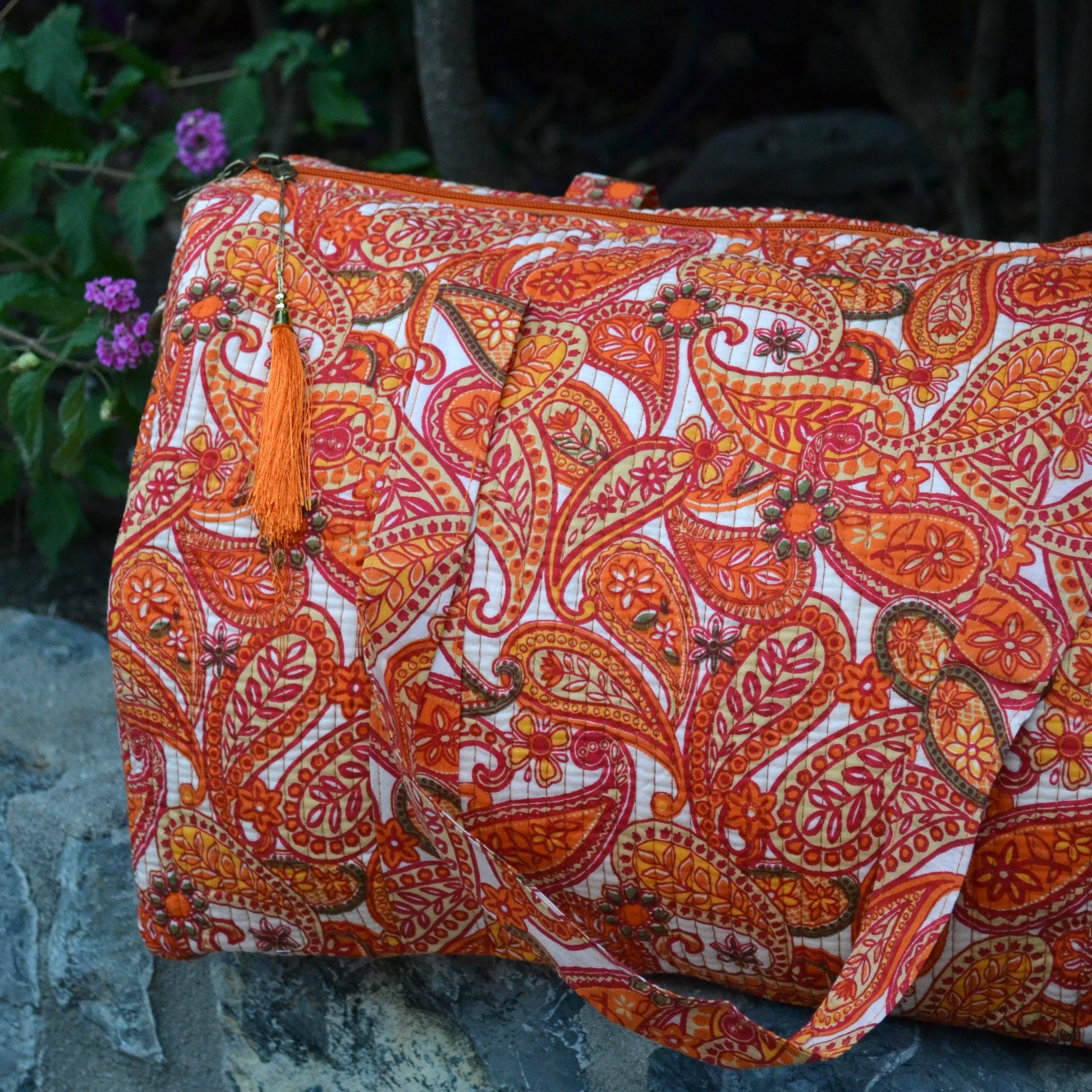 Bolso de viaje Blockprint Alami - Bengui's Home