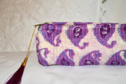 Neceser Blockprint Violeta - Bengui's Home