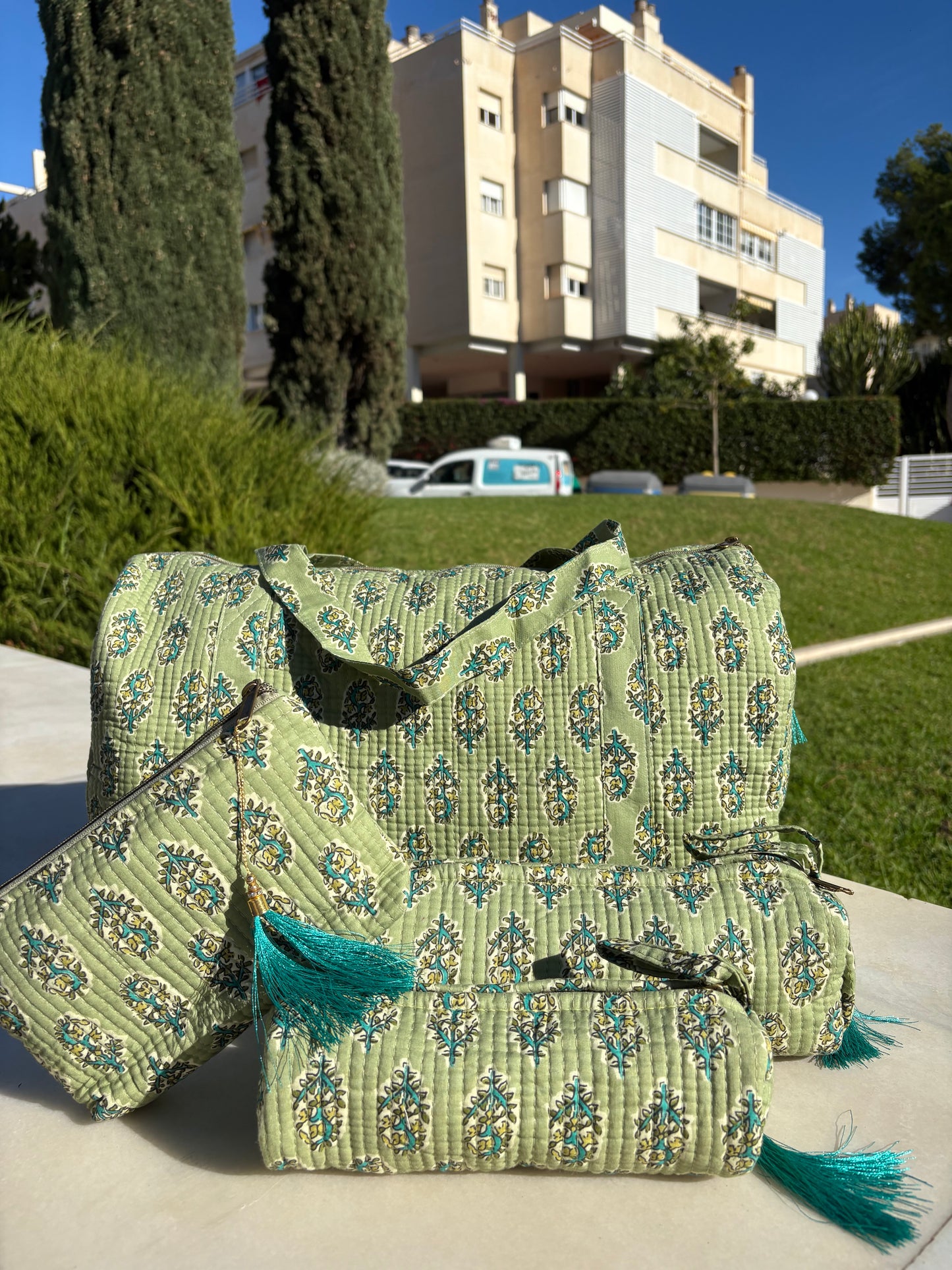 Bolso de viaje Pistacho