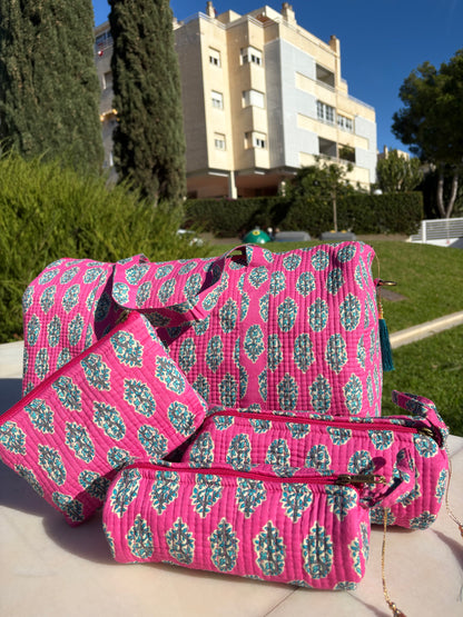 Bolso de viaje Blockprint Mumbai