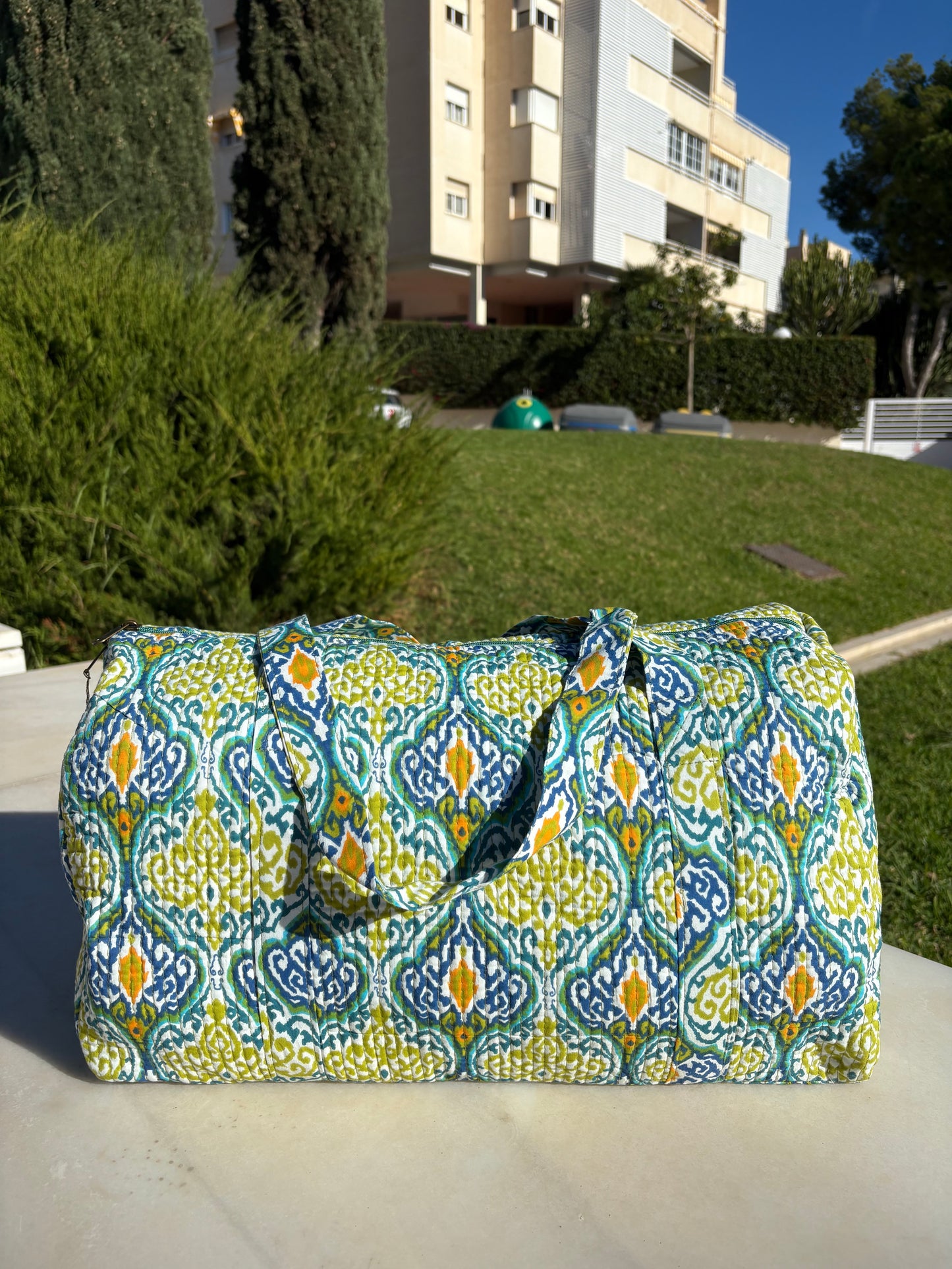 Bolso de viaje Blockprint Benarés